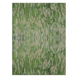 Grüne Großsaaten Tischdecke