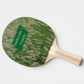 Grüne Großsaaten Tischtennis Schläger (Seitenansicht)