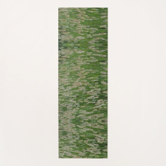 Grüne Großsaaten Yogamatte (Vorderseite)