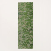 Grüne Großsaaten Yogamatte (Rückseite)