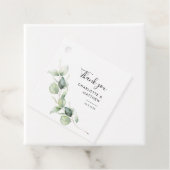 Grüne Grünanlage der Eukalyptus Geschenkanhänger (Beispiel)