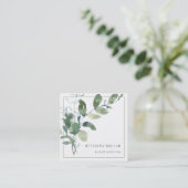 Grüne Grüne Grüne Karte für Aquarellbilder (Stehend Vorderseite)