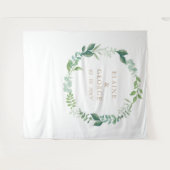 Grüne Grüne Kulisse Wandteppich (Vorderseite (Horizontal))