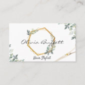 Grüne Grüne Rose Visitenkarte (Vorderseite)