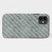 Grüne Grunge Diagonal Streifen Case-Mate iPhone Hülle (Rückseite (Horizontal))