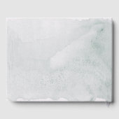 Grüne Grünpflanzen Bohemisch tropische Eukalyptus Gästebuch (Rückseite)