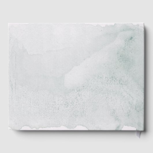 Grüne Grünpflanzen Bohemisch tropische Eukalyptus Gästebuch (Rückseite)