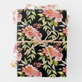 Grüne Grünpflanzen Geschenkpapier Set (Beispiel)