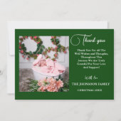 Grüne Grüße für neue Abenteuer Weihnachten Ankündigung (Rückseite)