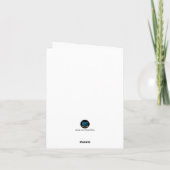 Grüne Grußkarte des Hockey Monster Karte (Rückseite)