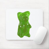 Grüne gummiartige Bärn-Süßigkeit Mousepad (Mit Mouse)