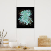 Grüne Gürtelhalle Poster (Küche)