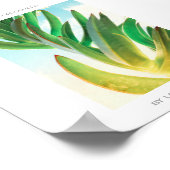 Grüne Güte Sukkulente Pflanze Aloe Poster (Ecke)