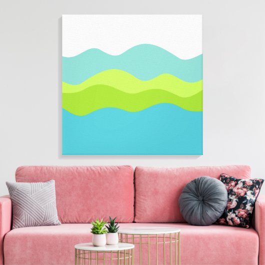 Grüne Halbinsel Leinwanddruck (Insitu (Wohnzimmer))