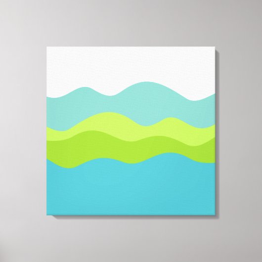 Grüne Halbinsel Leinwanddruck (Vorderseite)