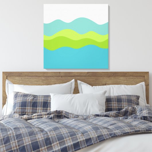 Grüne Halbinsel Leinwanddruck (Insitu (Schlafzimmer))