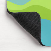 Grüne Halbinsel Mousepad (Ecke)