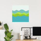 Grüne Halbinsel Poster (Heimbüro)