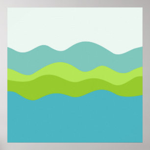 Grüne Halbinsel Poster