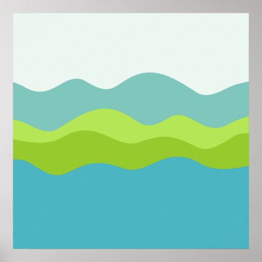 Grüne Halbinsel Poster (Vorne)