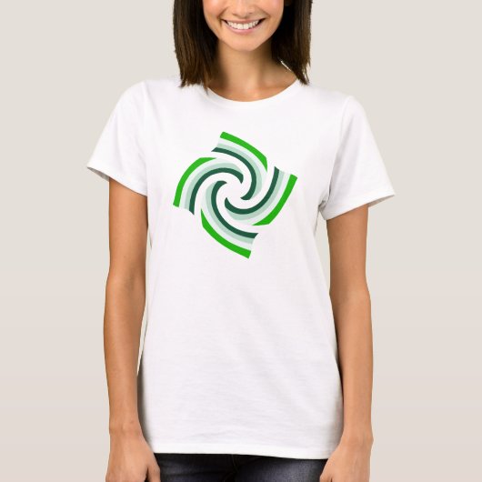 Grüne Harmonie T-Shirt (Vorderseite)