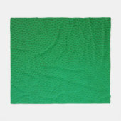 Grüne Hautstruktur Fleecedecke (Vorderseite (Horizontal))