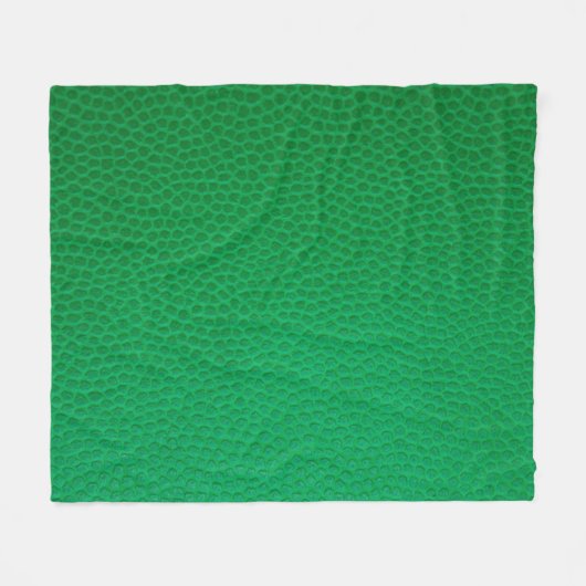 Grüne Hautstruktur Fleecedecke (Vorderseite (Horizontal))
