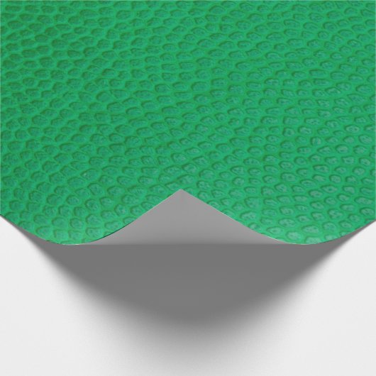 Grüne Hautstruktur Geschenkpapier (Ecke)
