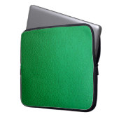Grüne Hautstruktur Laptopschutzhülle (Vorderseite Links)