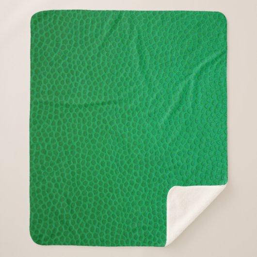 Grüne Hautstruktur Sherpadecke (Vorderseite)