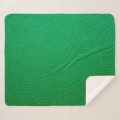 Grüne Hautstruktur Sherpadecke (Vorderseite (Horizontal))