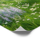 Grüne Haven in den Bergen Poster (Ecke)