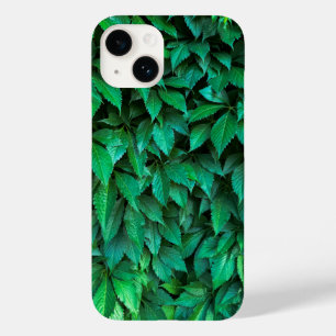 grüne Hecke Hintergrund Parthenocissus Muster Text Case-Mate iPhone 14 Hülle