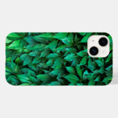 grüne Hecke Hintergrund Parthenocissus Muster Text Case-Mate iPhone Hülle (Rückseite (Horizontal))