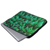 grüne Hecke Hintergrund Parthenocissus Muster Text Laptopschutzhülle (Vorne Knopf)