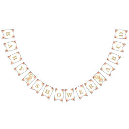 Grüne Heißluftballon Tiere Neutrale Babydusche Wimpelkette