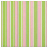 Grüne, hellrosa und weiß gefärbte Streifen Stoff (Muster)