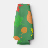 Grüne Herbstlaube Flaschenkühler (Vorderseite)