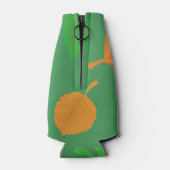 Grüne Herbstlaube Flaschenkühler (Rückseite)