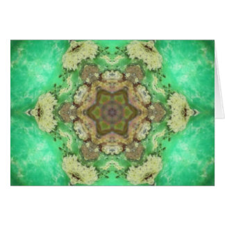 Grüne Herz Chakra Stern-Mandala