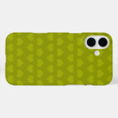 Grüne Herzen Case-Mate iPhone Hülle (Rückseite (Horizontal))