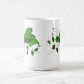 Grüne Heuschrecke Kaffeetasse (Mittel)