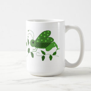 Grüne Heuschrecke Kaffeetasse