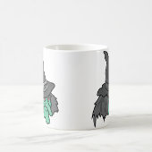 Grüne Hexe Kaffeetasse (Mittel)