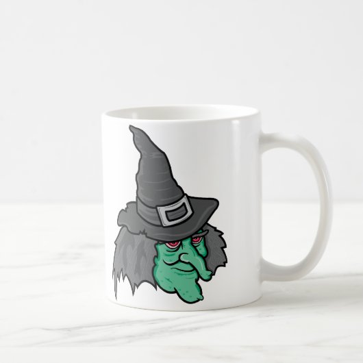 Grüne Hexe Kaffeetasse (Rechts)