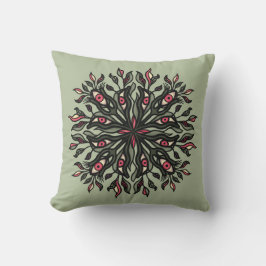 Grüne Hexe, seltsame Naturliebhaber psychedelische Kissen