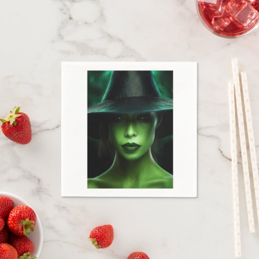 Grüne Hexe Serviette (Beispiel)