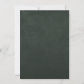 Grüne Hexen-Blumen-Save-the-Date-Karte Save The Date (Rückseite)