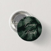 Grüne Hexen-Taste Button (Vorne & Hinten)