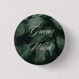 Grüne Hexen-Taste Button
